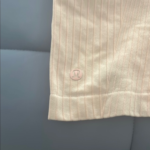 Lululemon Athletica Light Pink Ribbed Tank Top - Picture 3 of 4